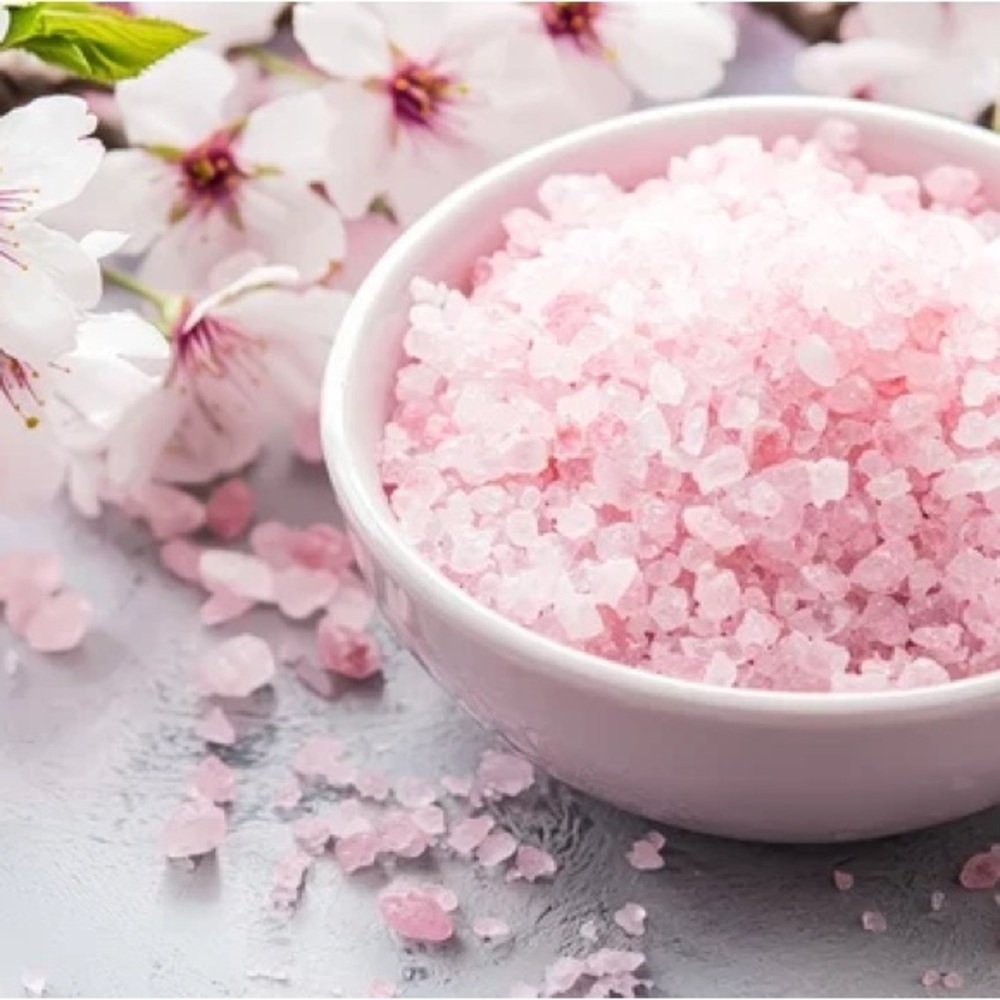 Handmade Cherry Blossom and Mineral Infused Bath Soak- 4 oz (Melatonin Infused)